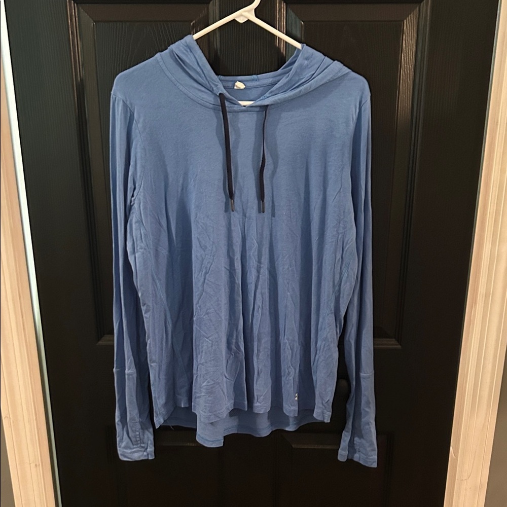 Under Armour Blue Long Sleeve Hoodie Tee